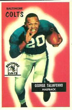 1955 Bowman #97 George Taliaferro Front