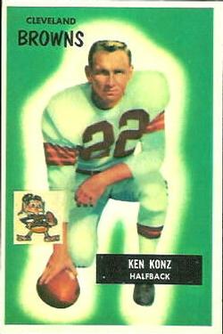 1955 Bowman #113 Ken Konz Front