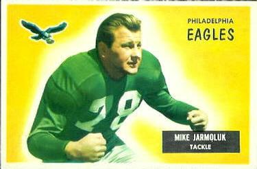 1955 Bowman #151 Mike Jarmoluk Front