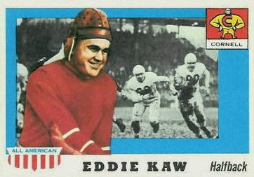 1955 Topps All-American #15 Eddie Kaw Front