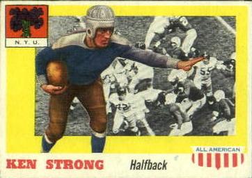 1955 Topps All-American #24 Ken Strong Front