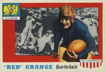 1955 Topps All-American #27 Red Grange Front