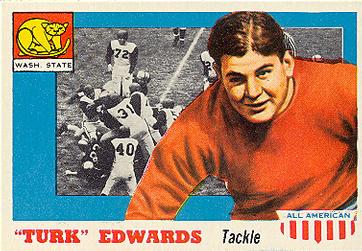 1955 Topps All-American #36 Turk Edwards Front