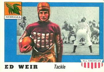 1955 Topps All-American #3 Ed Weir Front