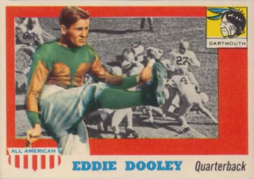 1955 Topps All-American #54 Eddie Dooley Front