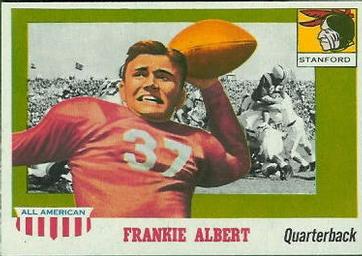 1955 Topps All-American #67 Frankie Albert Front