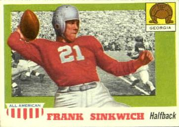 1955 Topps All-American #69 Frank Sinkwich Front
