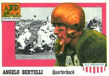 1955 Topps All-American #76 Angelo Bertelli Front