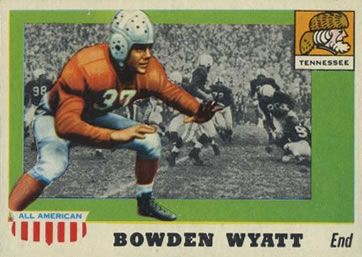 1955 Topps All-American #77 Bowden Wyatt Front