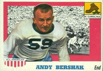 1955 Topps All-American #7 Andy Bershak Front