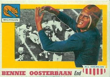 1955 Topps All-American #80 Bennie Oosterbaan Front