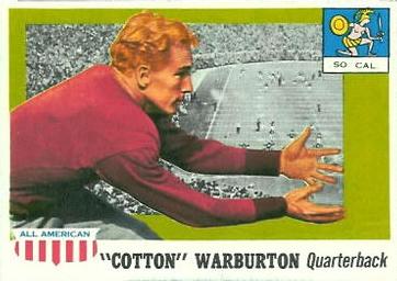 1955 Topps All-American #81 Cotton Warburton Front