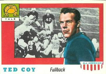 1955 Topps All-American #83 Ted Coy Front