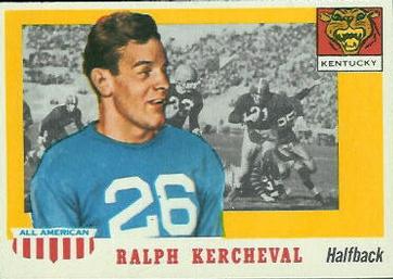 1955 Topps All-American #88 Ralph Kercheval Front