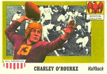 1955 Topps All-American #90 Charley O'Rourke Front