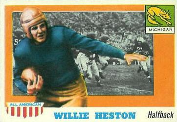1955 Topps All-American #93 Willie Heston Front