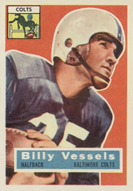 1956 Topps #120 Billy Vessels Front