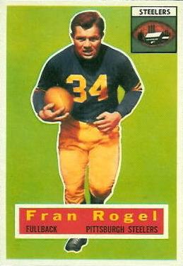 1956 Topps #15 Fran Rogel Front