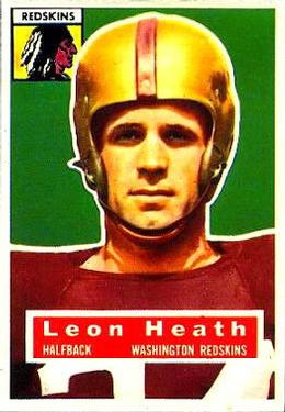 1956 Topps #25 Leon Heath Front