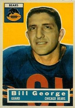 1956 Topps #47 Bill George Front