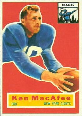 1956 Topps #65 Ken MacAfee Front