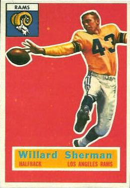 1956 Topps #66 Willard Sherman Front