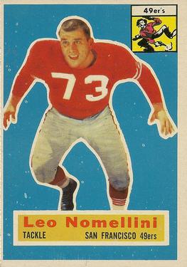 1956 Topps #74 Leo Nomellini Front
