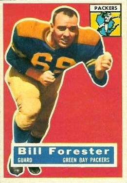 1956 Topps #79 Bill Forester Front