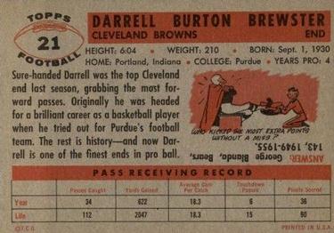1956 Topps #21 Darrell 