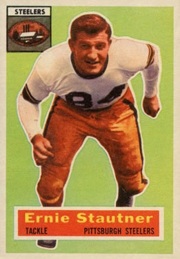 1956 Topps #87 Ernie Stautner Front