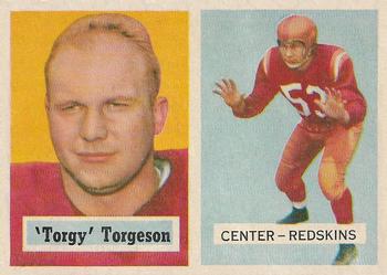 1957 Topps #12 Lavern Torgeson Front