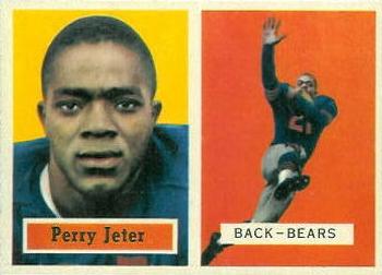 1957 Topps #19 Perry Jeter Front