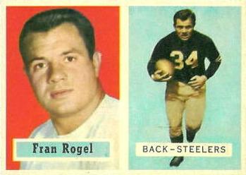 1957 Topps #27 Fran Rogel Front