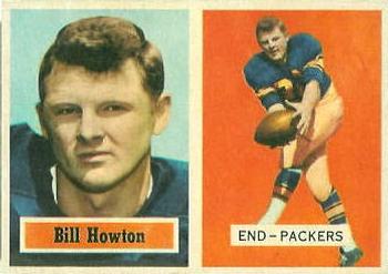 1957 Topps #33 Bill Howton Front