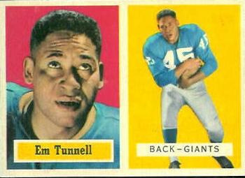 1957 Topps #35 Em Tunnell Front