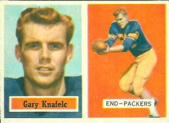 1957 Topps #45 Gary Knafelc Front