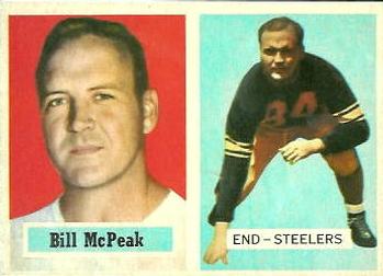 1957 Topps #51 Bill McPeak Front