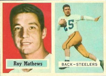 1957 Topps #63 Ray Mathews Front