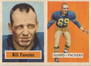 1957 Topps #69 Bill Forester Front