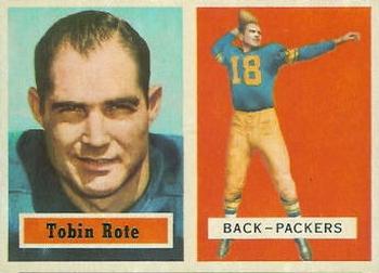 1957 Topps #81 Tobin Rote Front