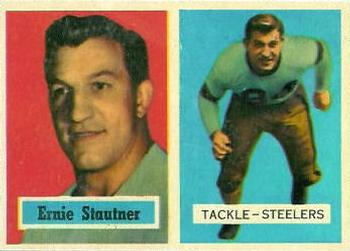 1957 Topps #92 Ernie Stautner Front