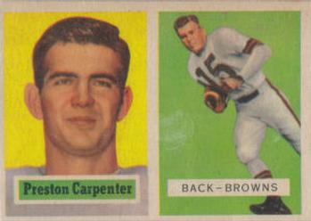 1957 Topps #93 Preston Carpenter Front