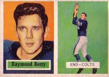 1957 Topps #94 Raymond Berry Front