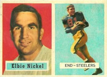 1957 Topps #101 Elbert Nickel Front