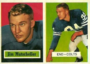1957 Topps #103 Jim Mutscheller Front