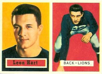 1957 Topps #118 Leon Hart Front