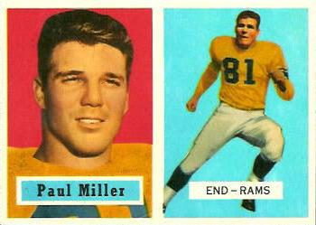 1957 Topps #120 Paul Miller Front