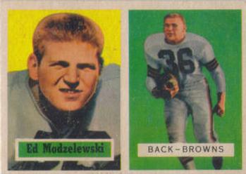 1957 Topps #127 Ed Modzelewski Front
