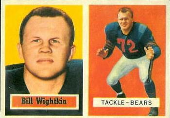 1957 Topps #130 Bill Wightkin Front