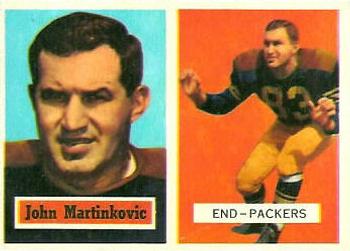 1957 Topps #142 John Martinkovic Front